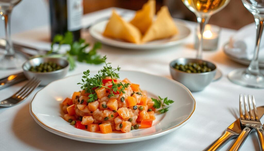 Maridajes de tartar de salmón ahumado