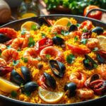 Paella con Mariscos Frescos