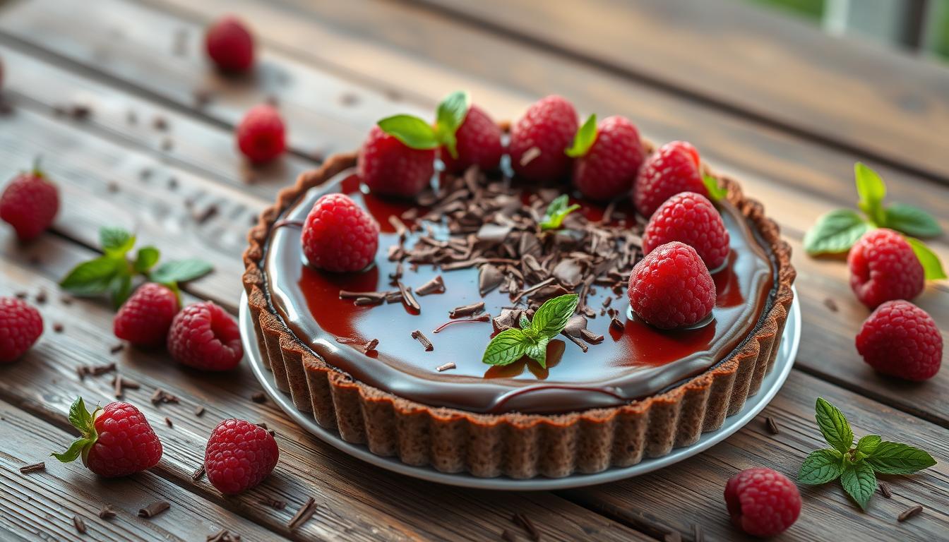 Tarta de Chocolate y Frambuesas